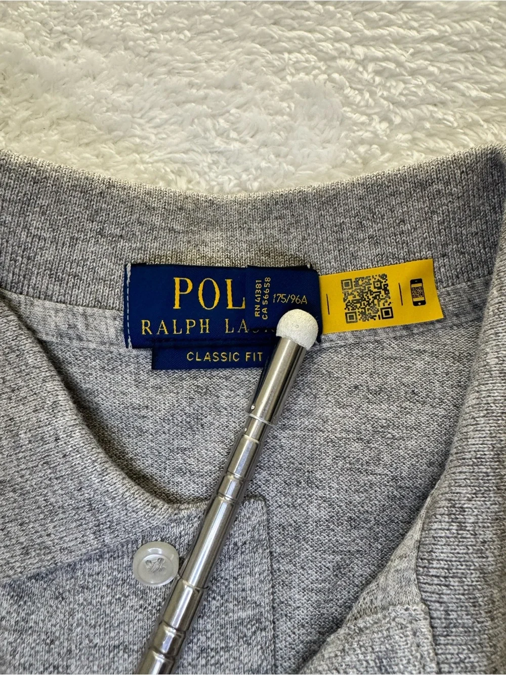 NWT Polo Ralph Lauren Polo Bear Grey Mesh Polo Men M Classic Fit $138